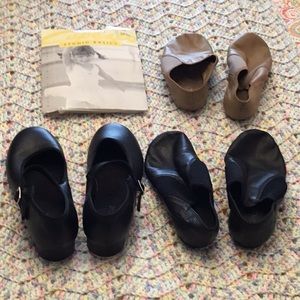 Girls ballet tights, jazz & tap shoes